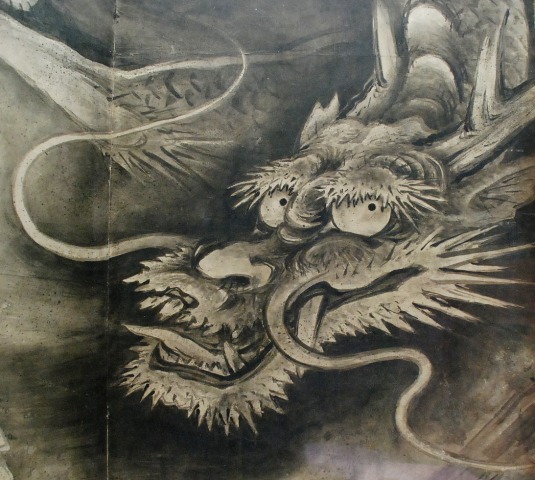 龍の謂れとかたち 曽我直庵の竜虎図屏風（東京国立博物館）